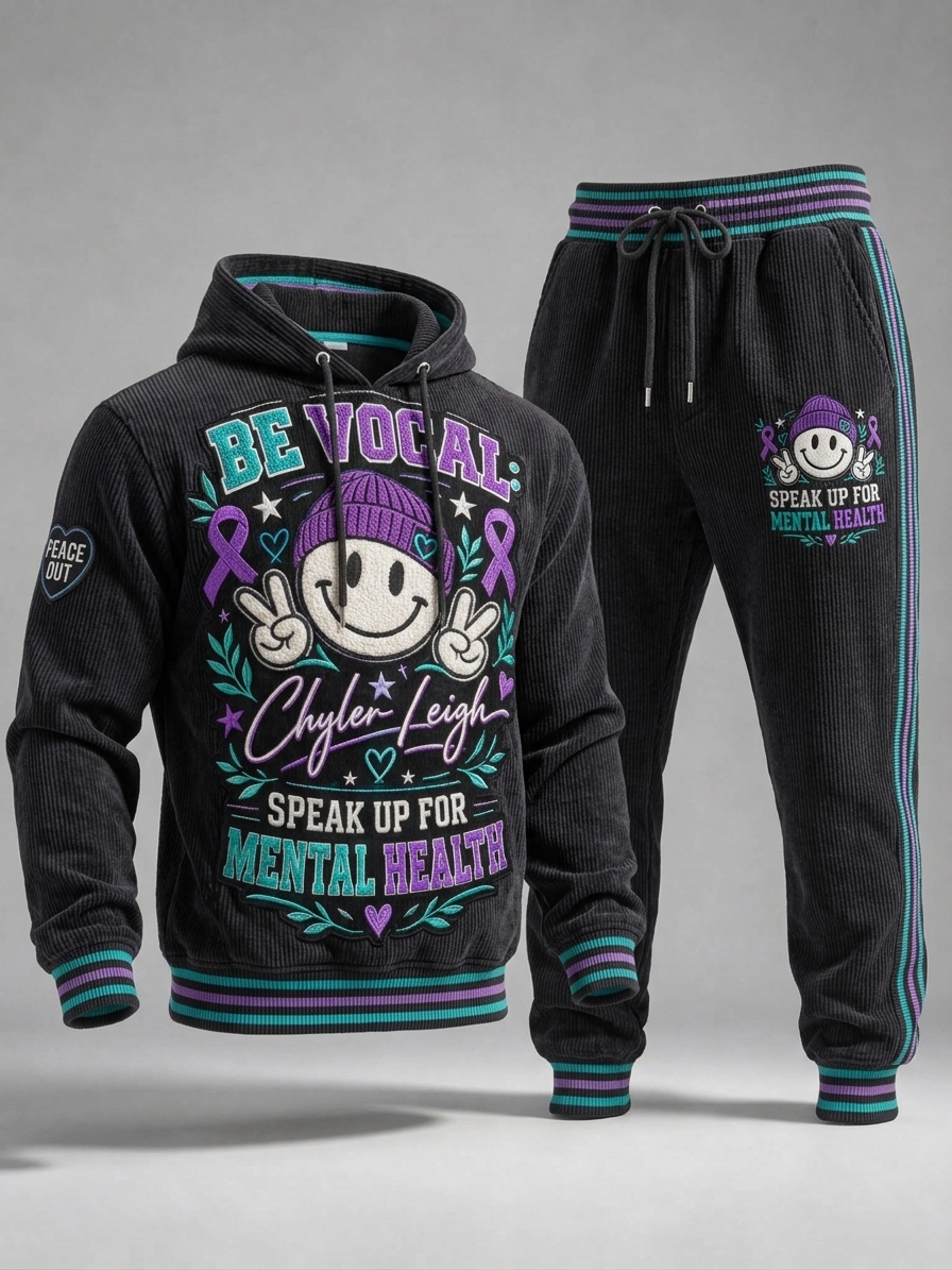Vaquish 2 セットhoddie and joggers Vaquish 2 セットhoddie and joggers Premium Cotton-Blend Hoodie
