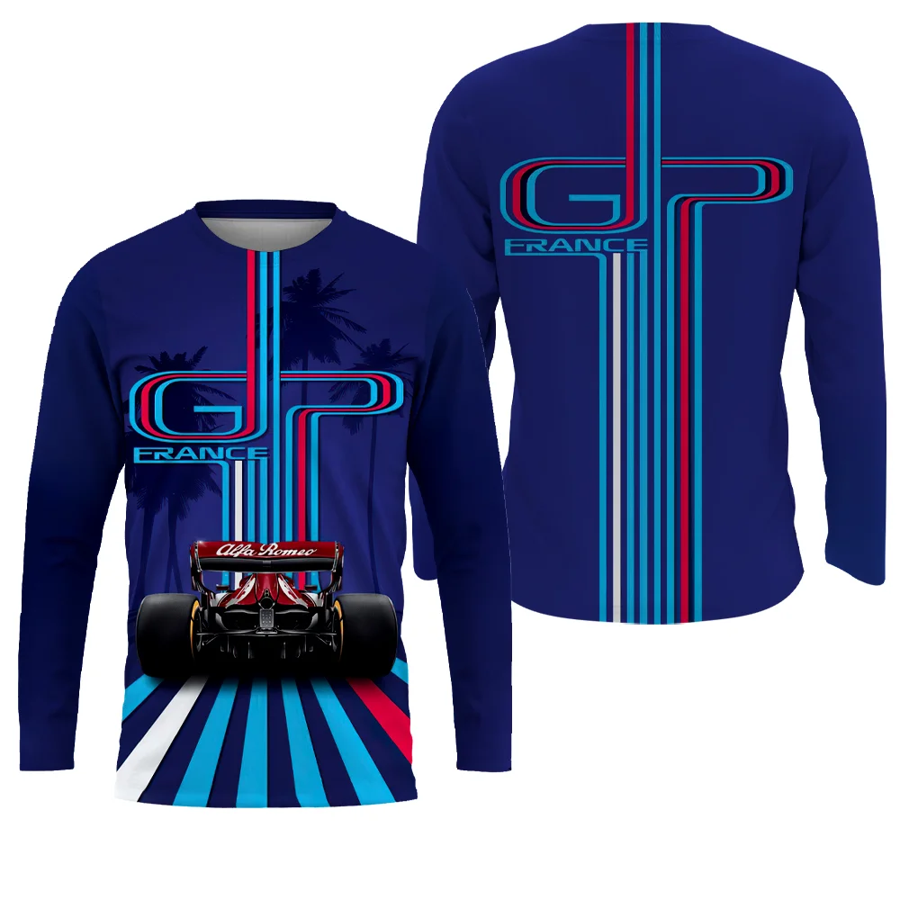 France Full Printed Long Sleeve T-shirt - Devcarry