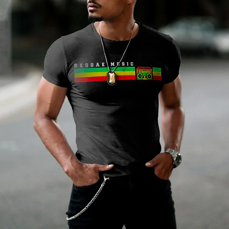 Reggae Music Short Sleeve T-Shirt