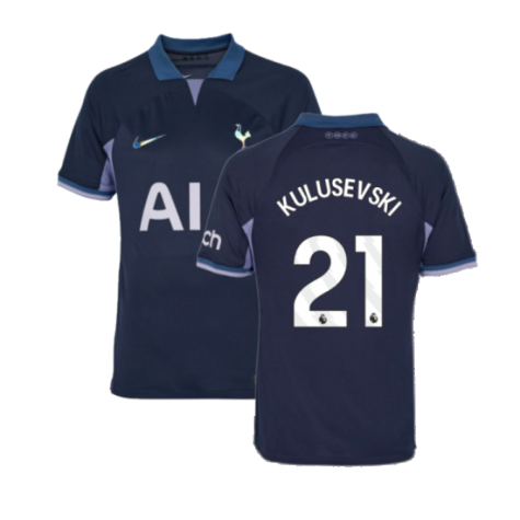Tottenham Hotspur Dejan Kulusevski 21 Away Shirt Kit 2023-2024
