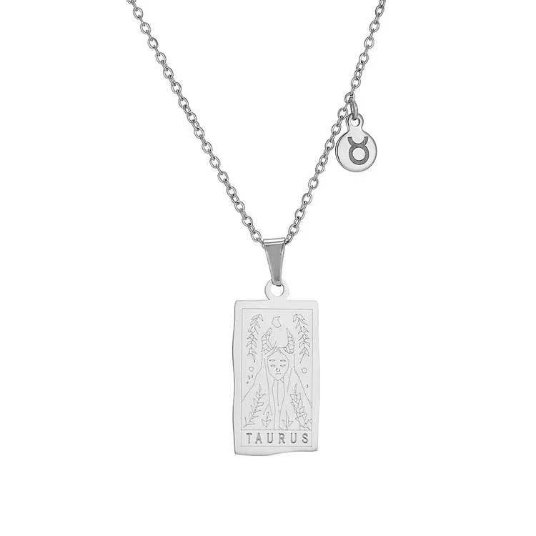 Creative 12 Zodiac Pendant Necklace For Women Niche Design Versatile Ladies Birthday Gift Jewelry_ ecoleips_old