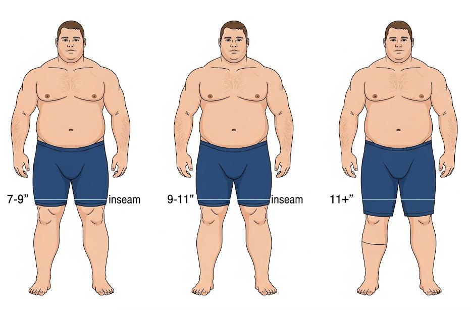 gym shorts for big guys with relaxed waist