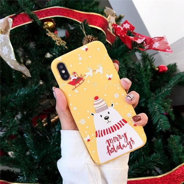 Santa Claus Christmas Pone Case Cover for iphone XR XS Max iphone 6 6s 7 8 Plus X SS0126