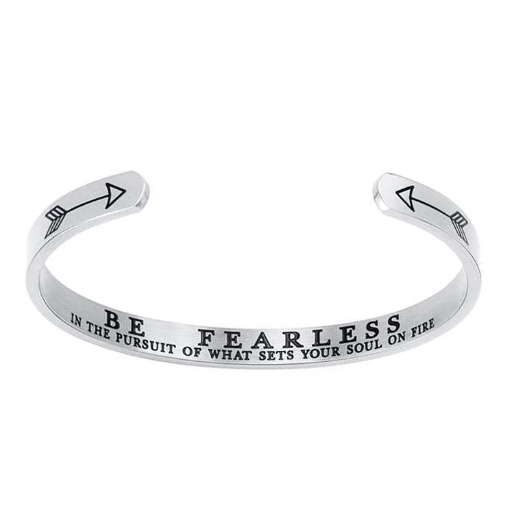 Be Fearless Cuff Bracelet