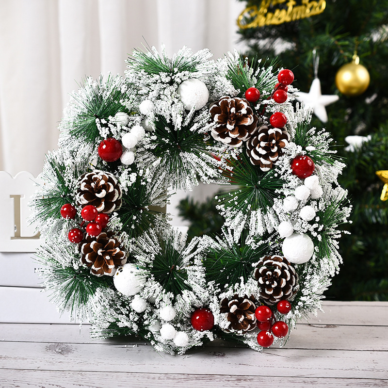3pcs Christmas Garland Wreath Artificial Rattan DIY Hanging Home Decoration, 501 Original
3pcs Christmas Garland Wreath Artificial Rattan DIY Hanging Home Decoration, 501 Original