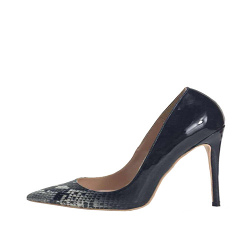 VCshoes PU Leather Ladies Shoes Shallow Ponited Toe High Heels 12 Cm Pumps Dress Women Shoes QP034