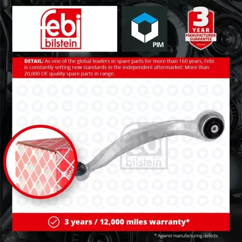 Dronehint Wishbone / Suspension Arm fits AUDI A6 C7 2.0D 11 to 18 Track Control 4G0407694D Parts