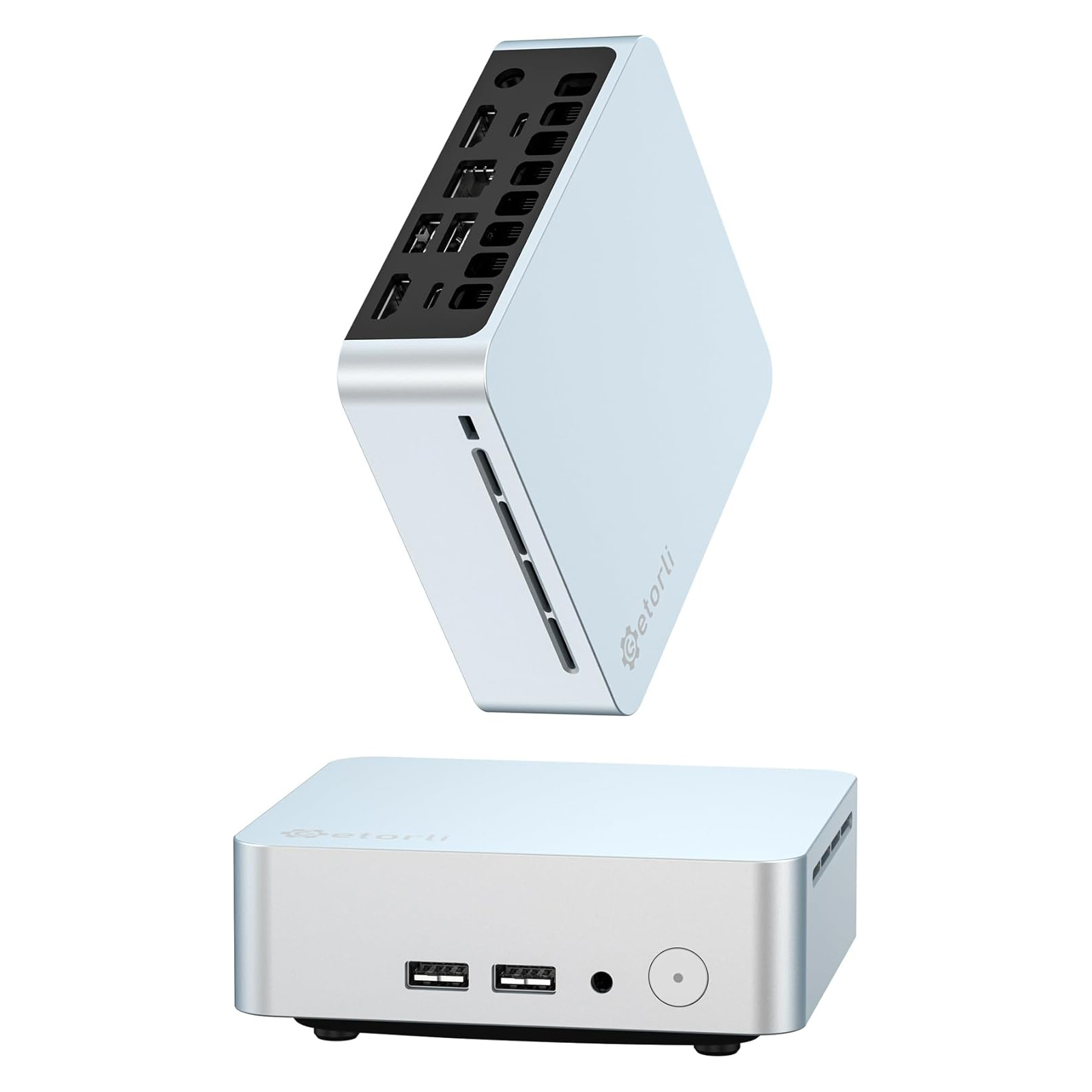 Getorli GT101 Mini PC AMD Ryzen 5 3501U, Mini Computer with Triple