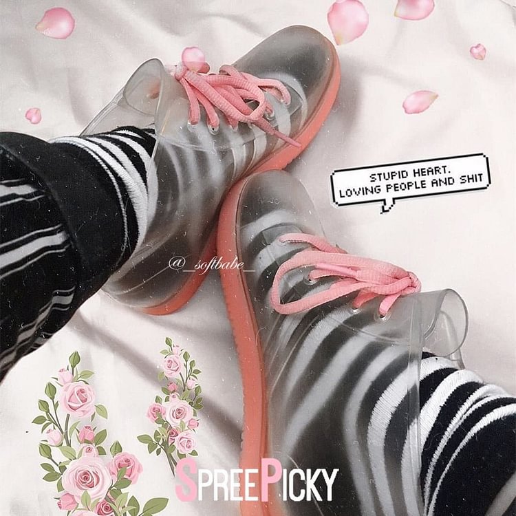 6 Colors Jelly Transparent Rain Boots SP1710414