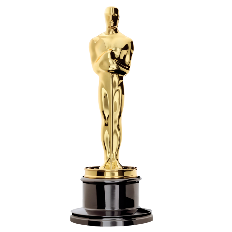 Oscar Statuette Trophy 1:1 Metal Premium Custom Trophies