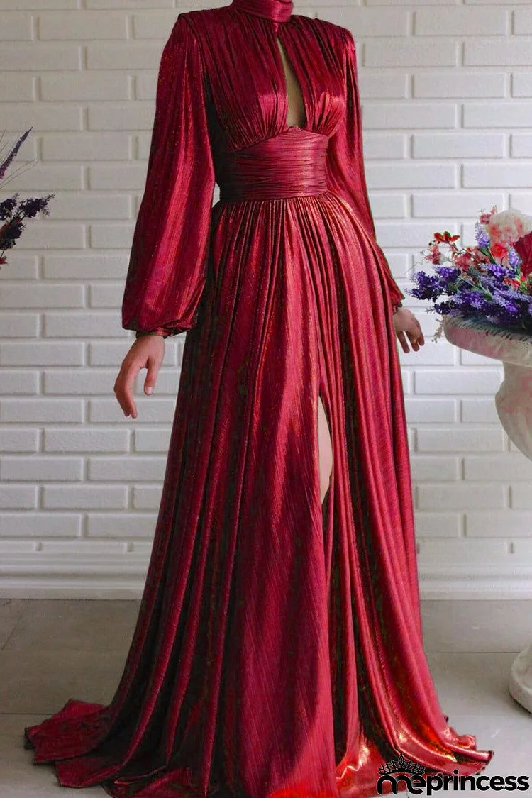 Elegant Solid Contrast Princess Dresses