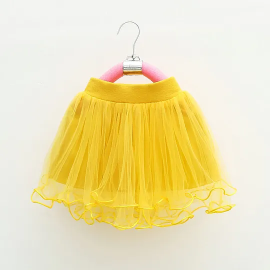 【12M-9Y】Girls Mesh Beaded Puffy Skirt