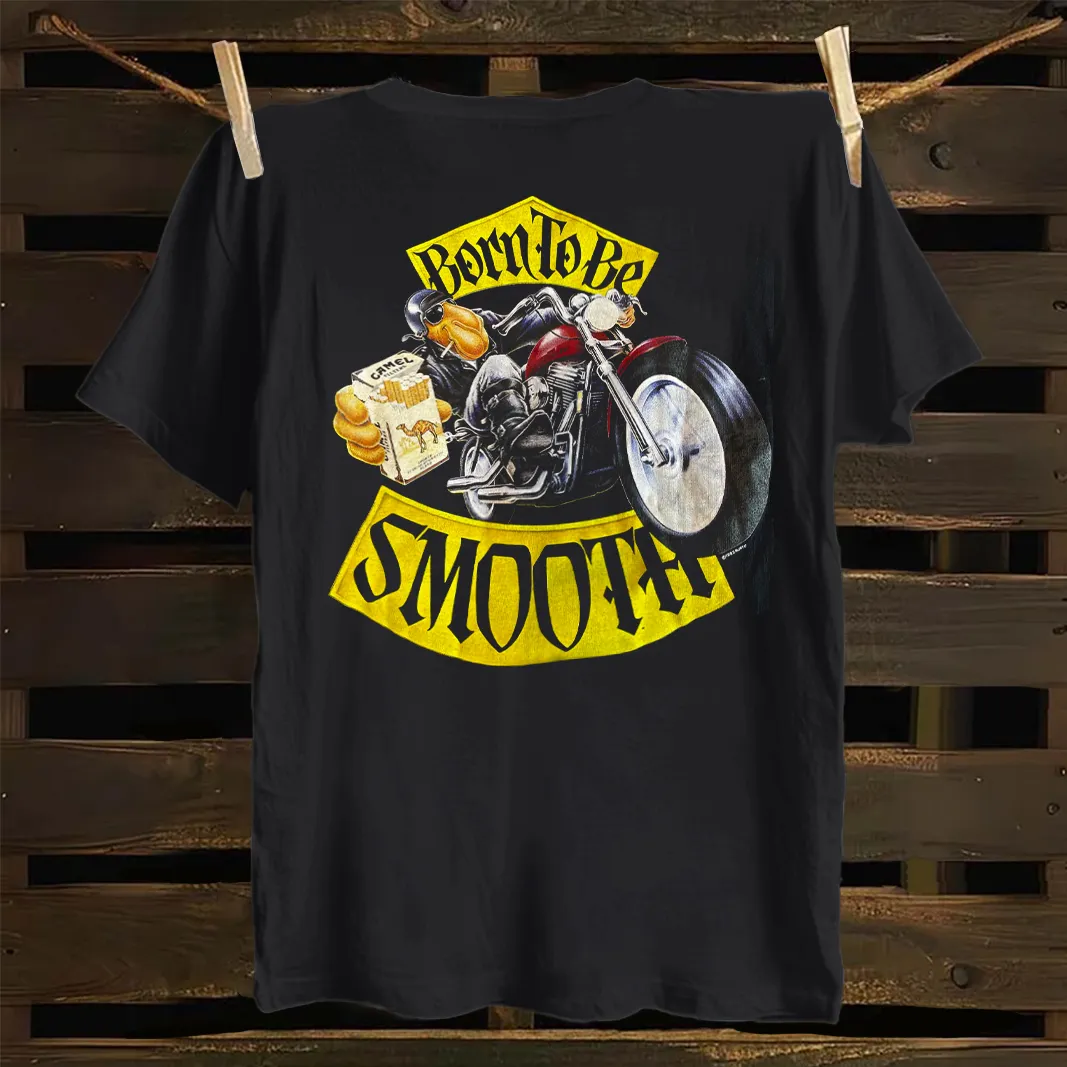 Born To Be Smooth Motorcycle Graphic T-Shirt