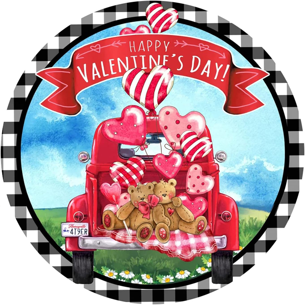 Diamond Painting - Full Round - Valentines Day Gnome (30*30cm