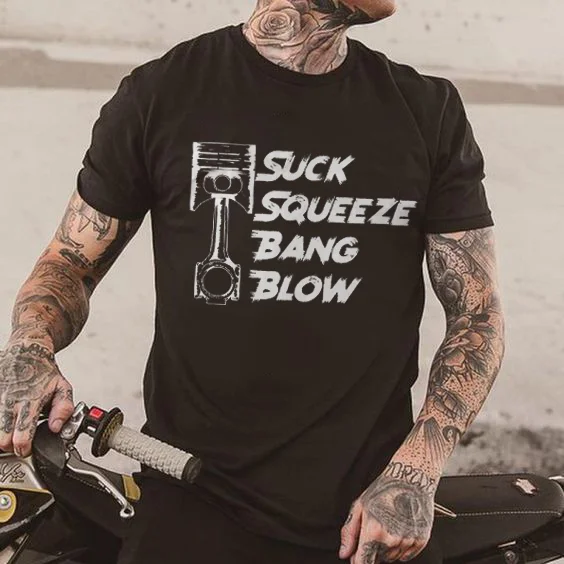 Suck Squeeze Bang Blow T-shirt - Devcarry