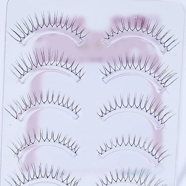 5 Pairs Idol Handmade Fishing Line eyelashes