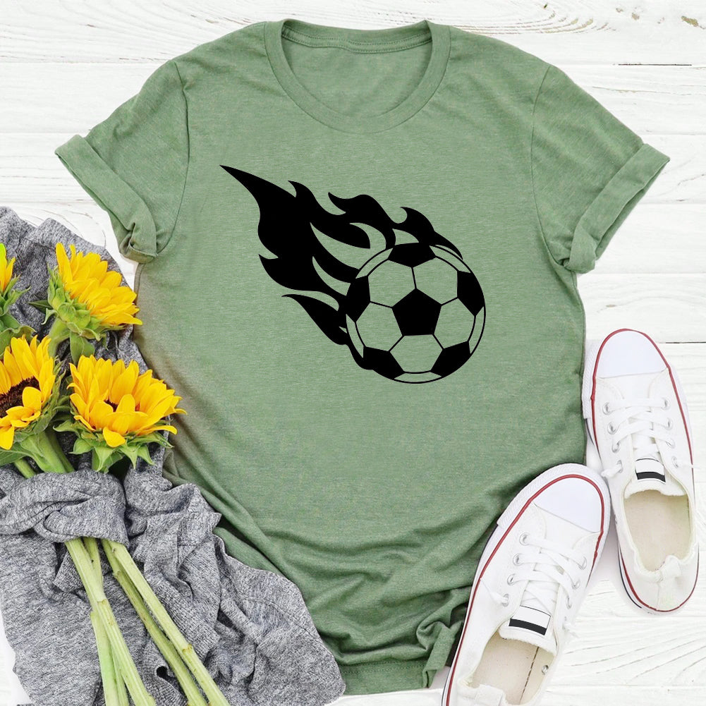 soccer flame T-shirt Tee-03299-Guru-buzz