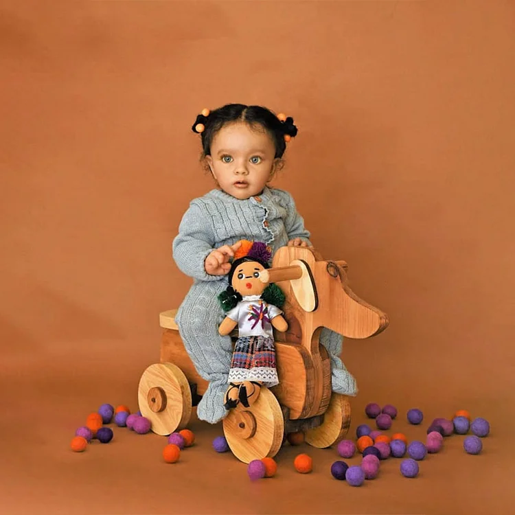  [New Series 2024] 20'' Super Lovely Girl Named Webla African American Cloth Body Reborn Baby Doll,Best Kids Gift - Reborndollsshop®-Reborndollsshop®