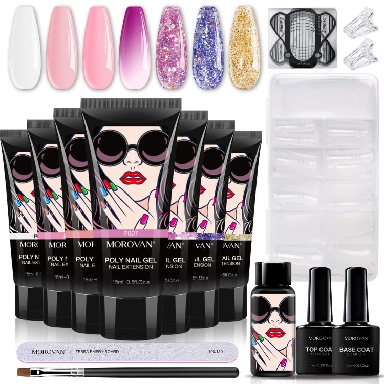 Morovan Poly Gel Nail Kit PM02
