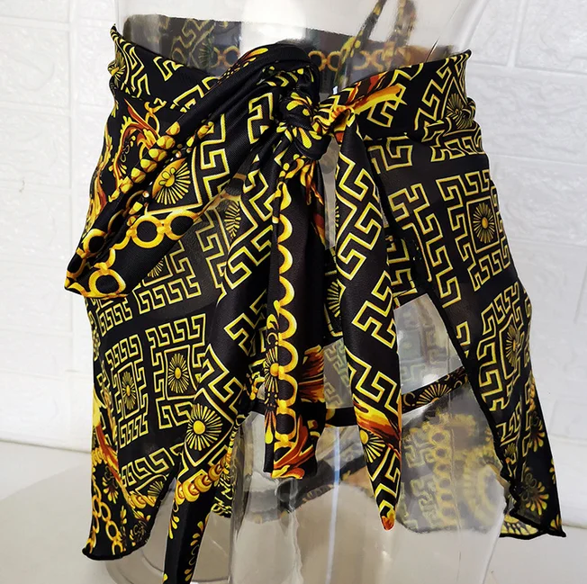 Boho Three Pieces Bikini Set