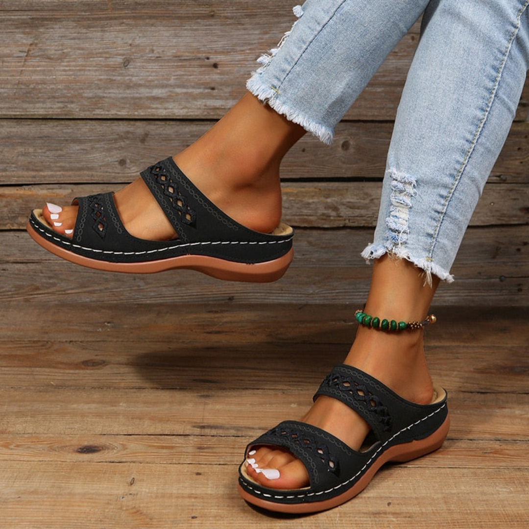 TARA™ - ORTHOPEDIC SPRING HEEL SANDALS main image 1