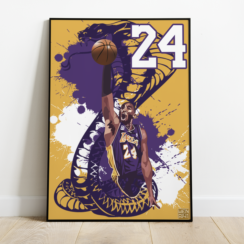 Black Mamba Kobe Bryant Print