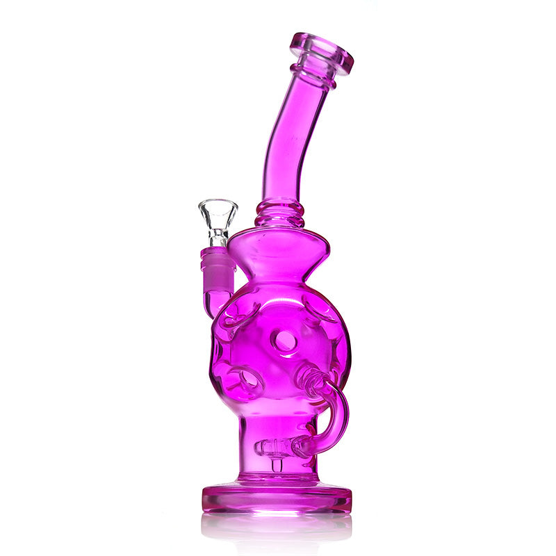 Recycler Donut Dab Rig Fab Egg Hookah Glass Smoking Water Pipe