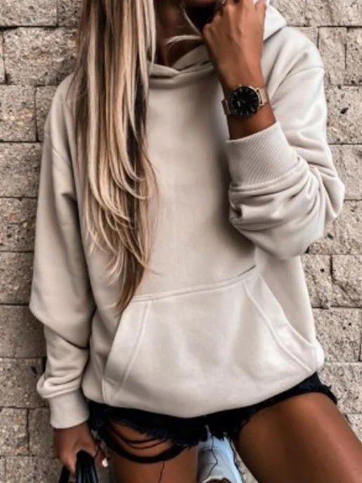 Solid Vintage Sweatshirt Zaesvini