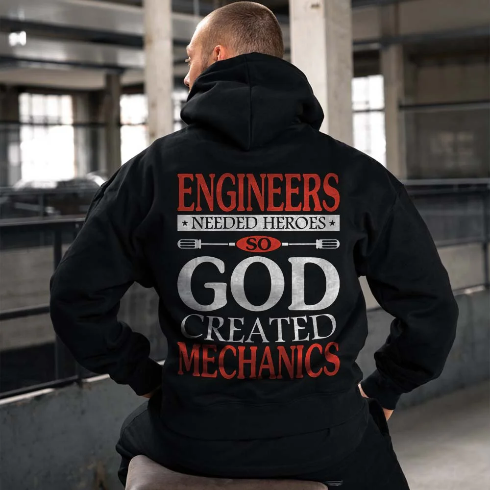 Engineers Needed Heroes Printed Men's Hoodie - Devcarry