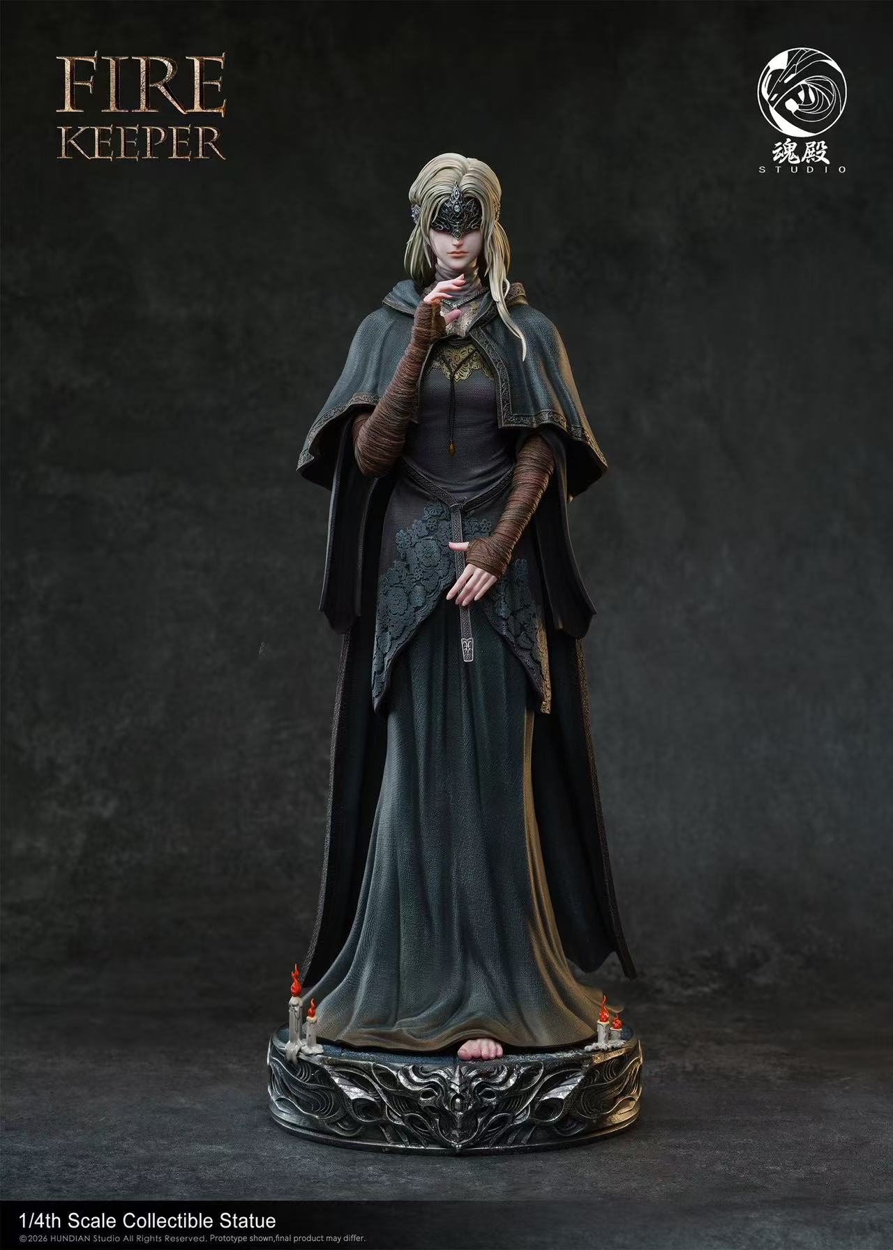 HunDian Studio - Fire Keeper 2.0 Dark Souls 1/4 Statue(GK)-