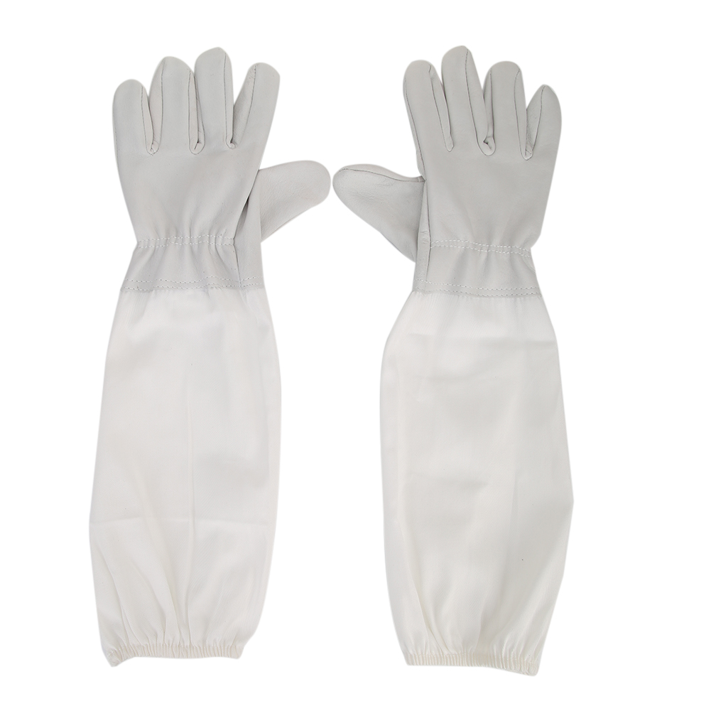 1 Pair Beekeeper Gloves Cotton Leather Apiculture Anti Bee Protect Sleeves, Yellow, 501 Original
1 Pair Beekeeper Gloves Cotton Leather Apiculture Anti Bee Protect Sleeves, Yellow, 501 Original