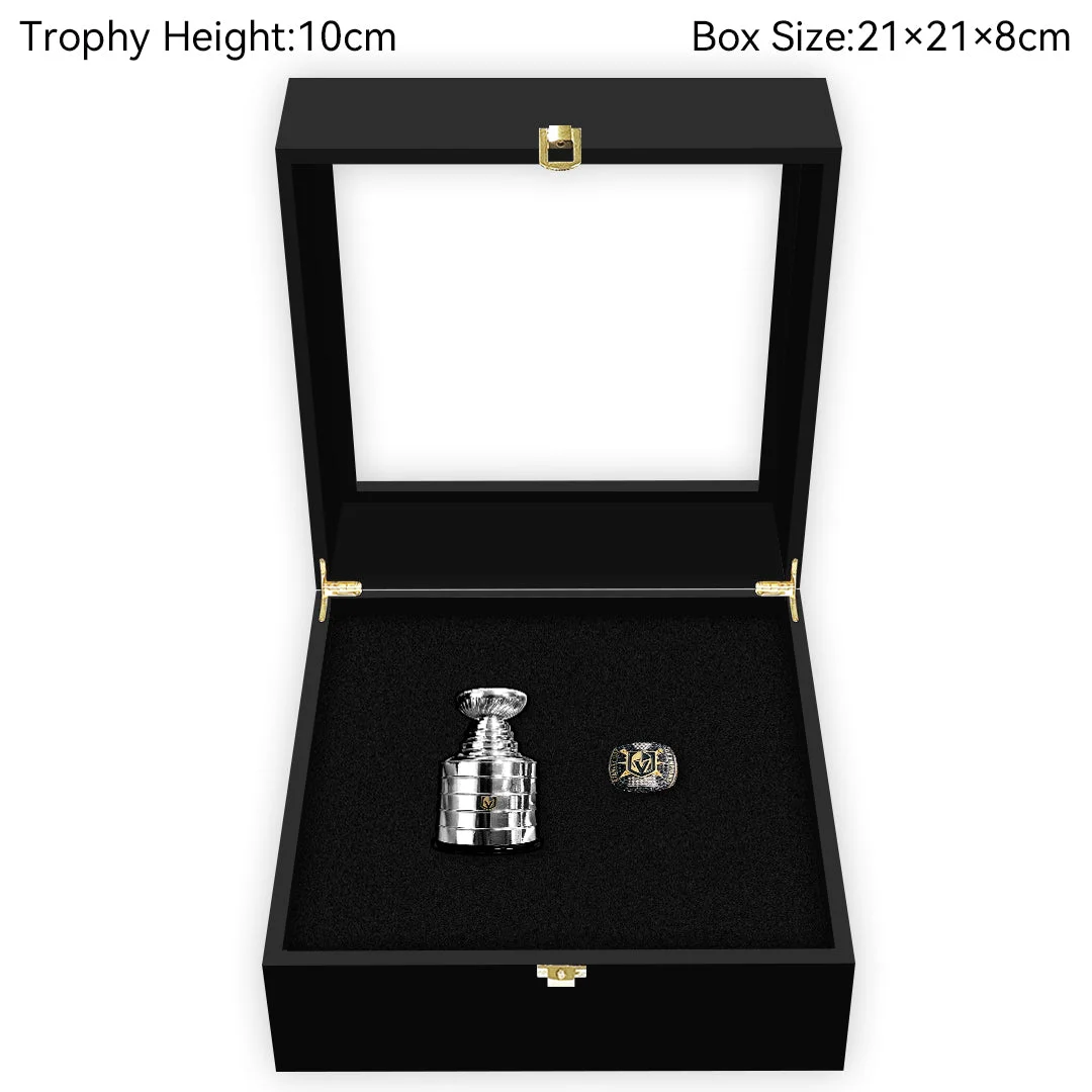 Vegas Golden Knights NHL Trophy And Ring Box  Fans Edition