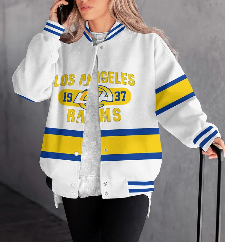 Los Angeles Rams Women Limited Edition   Full-Snap  Casual Jacket