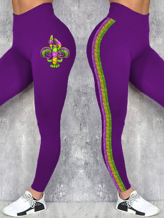 Mardi gras outlet leggins