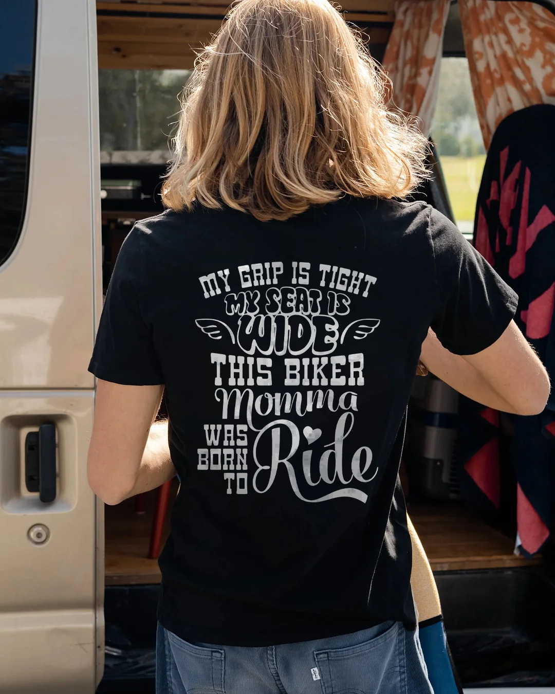 My Grip is Tight My Seat is Wide T-shirt - Devcarry