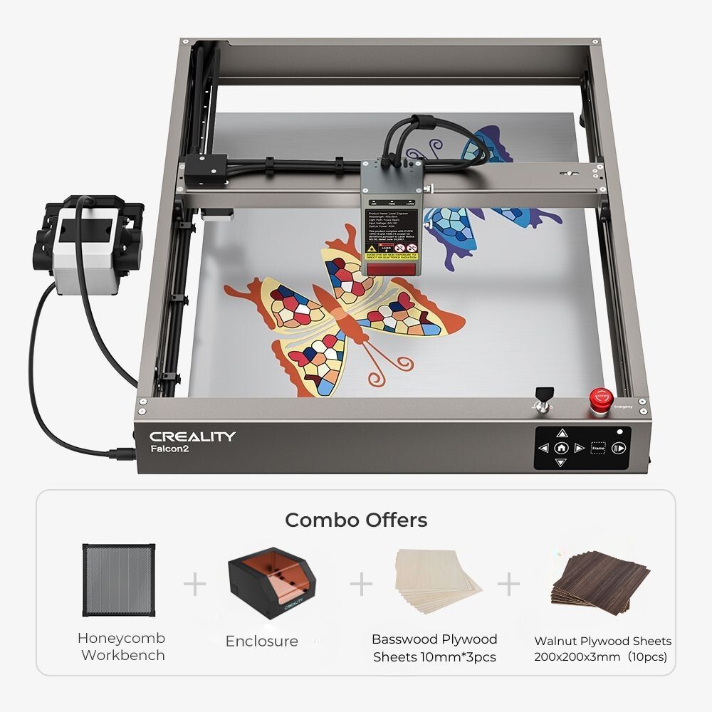 Creality Falcon2 22W Laser Engraver and Cutter Review - Make Tech Easier