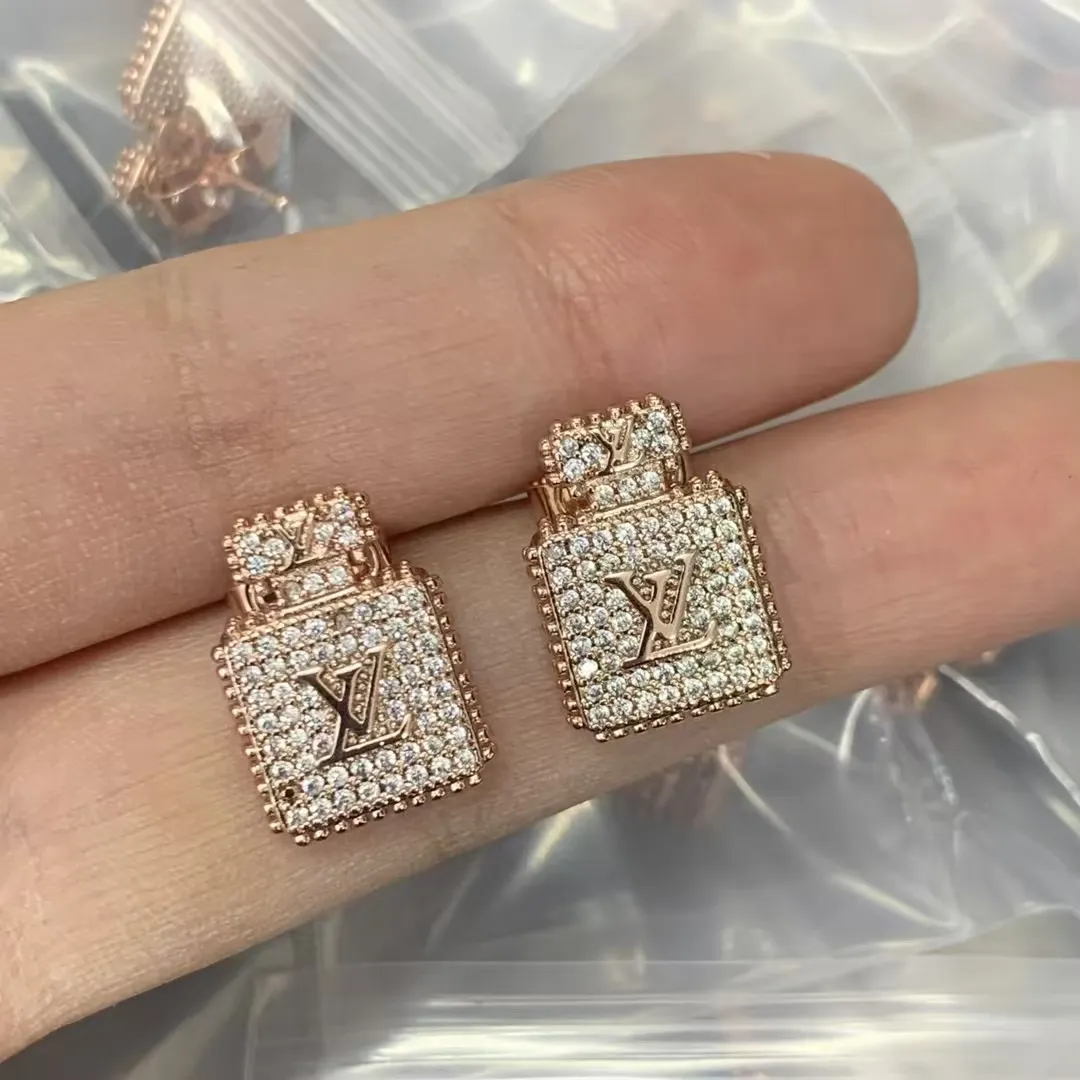 Louis Vuitton Diamond Stud Earrings