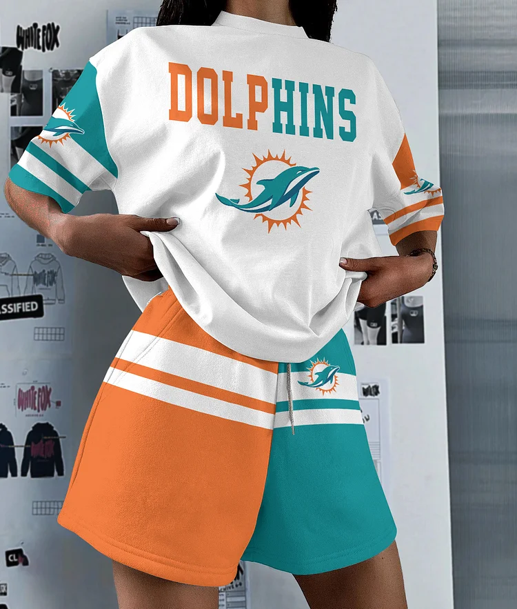 Miami Dolphins  Limited Edition Top And Shorts Two-Piece Suits
