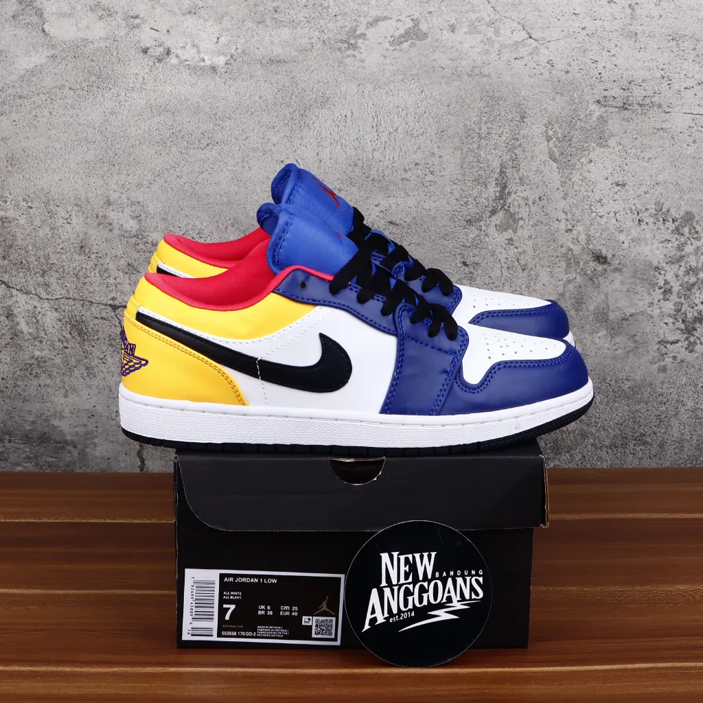 1 Low Deep Royale Blue Laser Orange