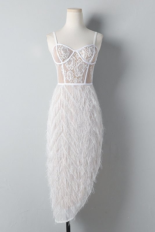 Sexy White Sweetheart Cocktail Party Dresses - Life is Beautiful for You - SheChoic