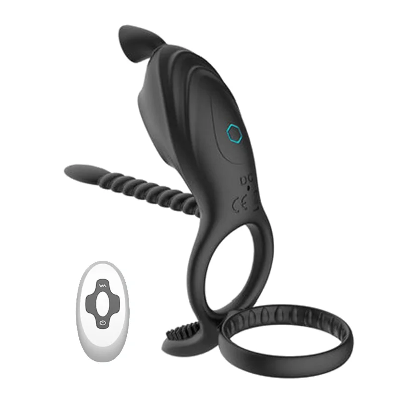 Remote Control Vibrating Lock Ring Men And Women Shared Vibrator Rosetoy Official