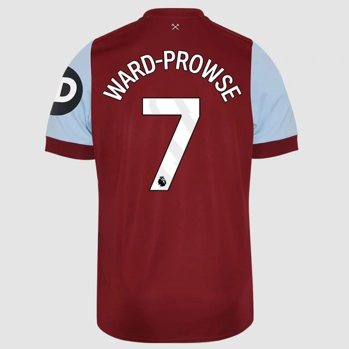 West Ham United James Ward-Prowse 7 Home Shirt Kit 2023-2024