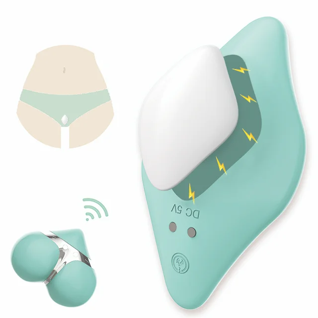 Wearable Heating Vibration Magnetic Clitoral Stimulation Massager Remote Control - Rose Toy