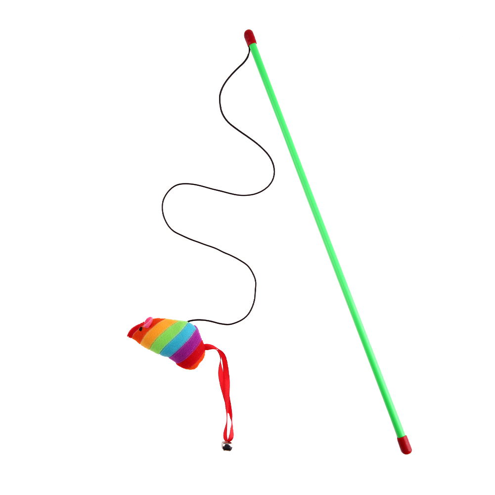 Funny Cat Rods Interactive Toys Cat Teaser Stick Mouse Steel Wire Colourful, 501 Original
Funny Cat Rods Interactive Toys Cat Teaser Stick Mouse Steel Wire Colourful, 501 Original
