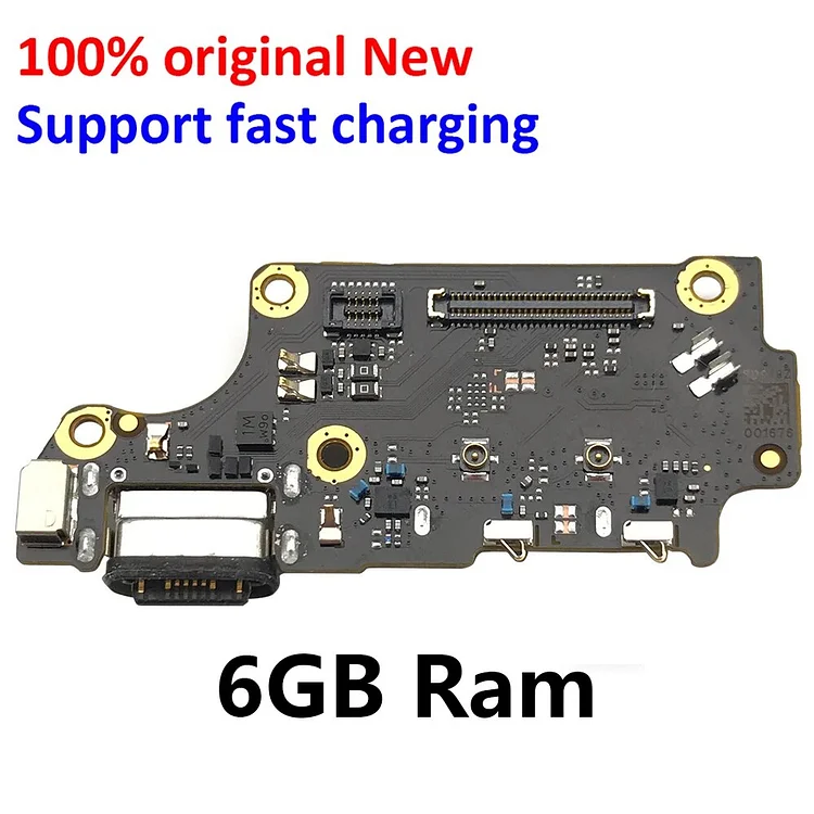 100% Original New USB Dock Charger Port Charging Board Flex Cable For Xiaomi Poco F2 Pro With  Microphone Board