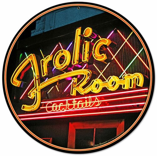 Frolic Room- Round Shape Tin Signs/Wooden Signs - 30*30CM