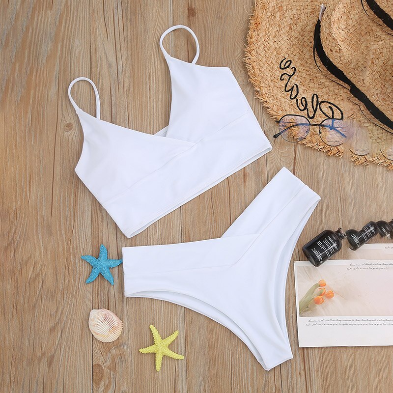 Para Praia 2021 Sexy Brazilian Bikini Set Micro Halter Swimwear Women