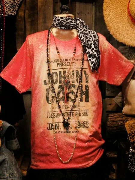 Bestdealfriday Red Letter Short Sleeve Printed Crew Neck Shirts Tops 9422048