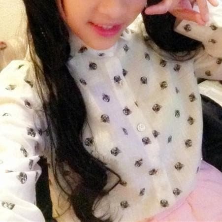White Mori Girl Kawaii Neko Cats Blouse SP165163