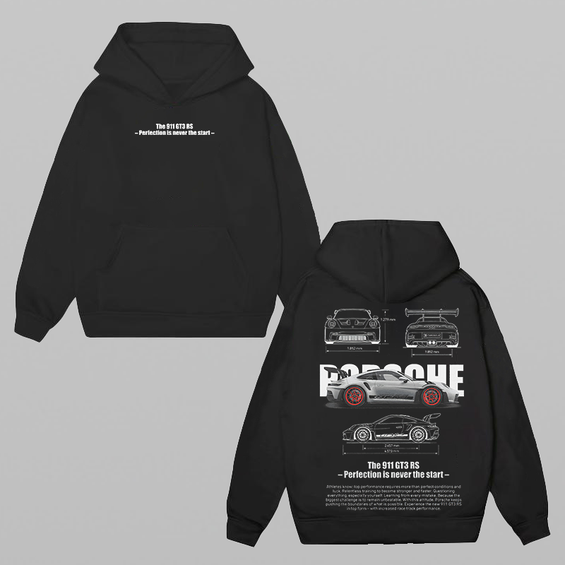 Porsche 911 GT3 RS Car Printed Men's Hoodie - Devcarry